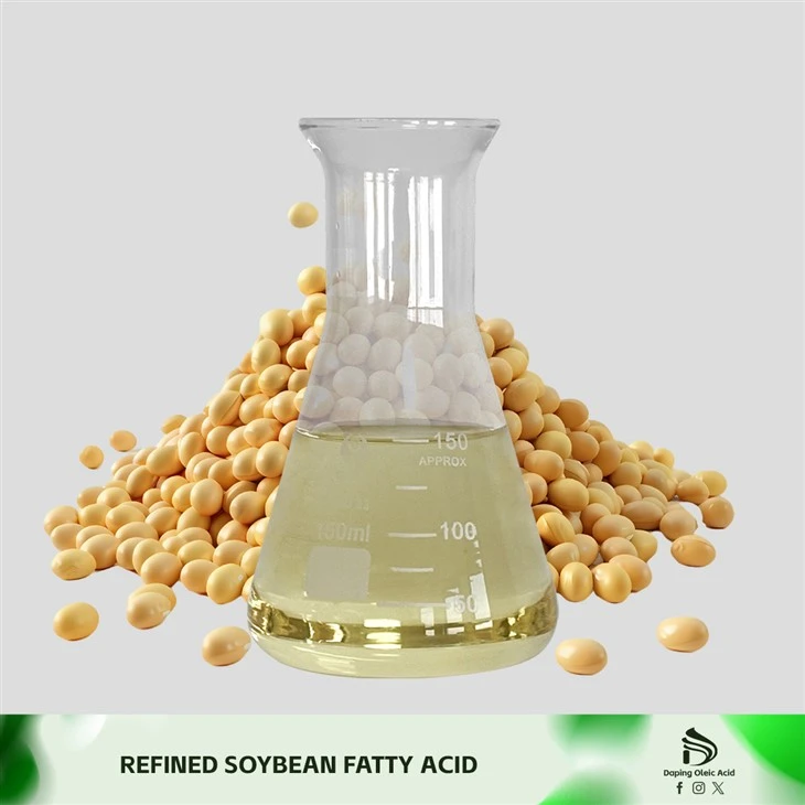 Refined Soya Fatty Acid IV130 AV195 SV196 Manufacture Supplier Low Price Good Quality